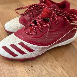 Boys Adidas baseball cleats.